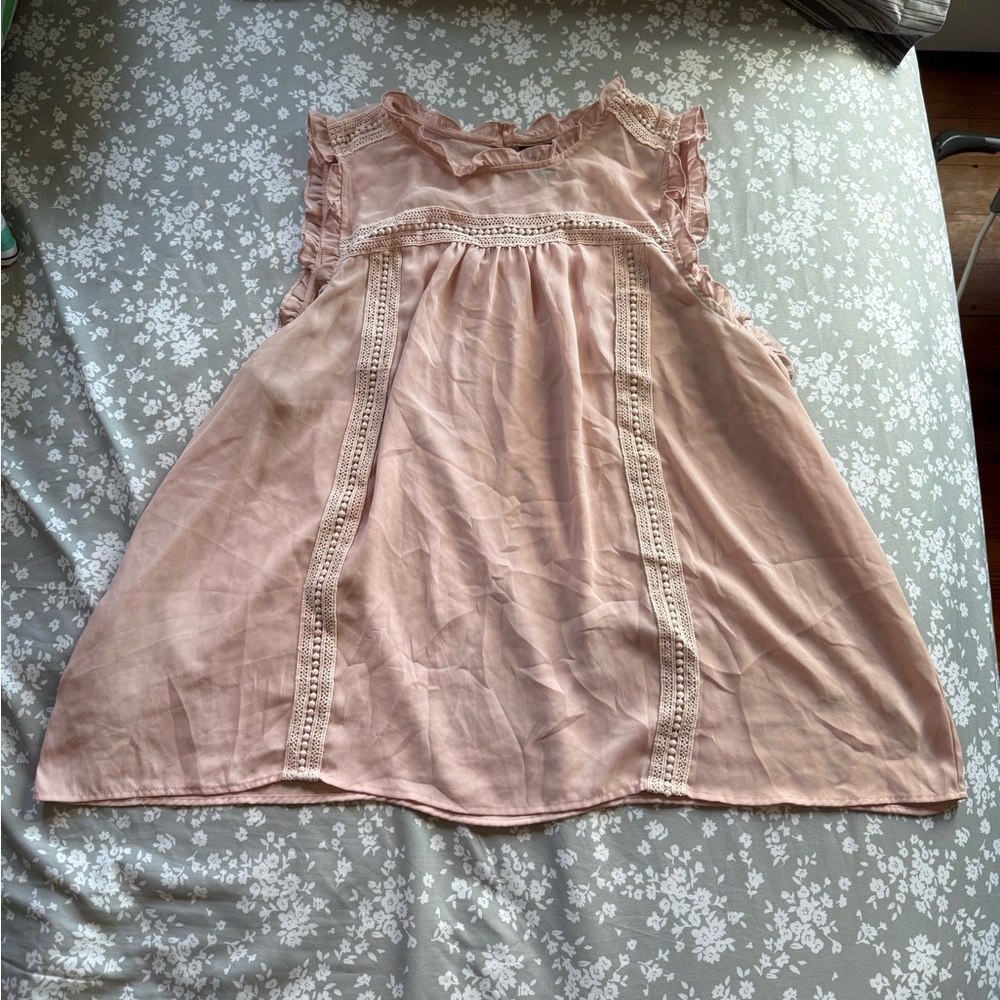 a.n.a Pink Blouse Casual Relaxed Fit